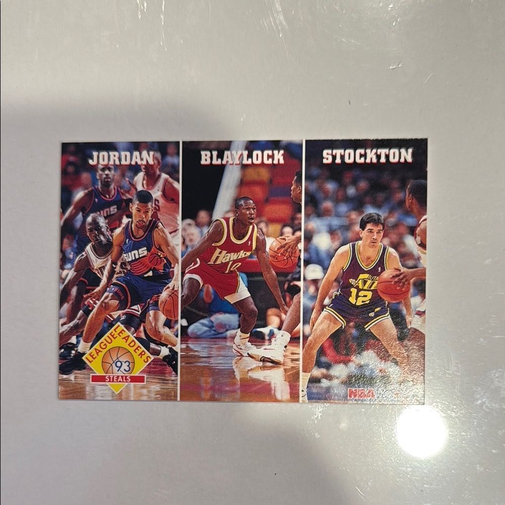 NBA Trading Card Set - Jordan, Blaylock, Stockton by hoops mint condition